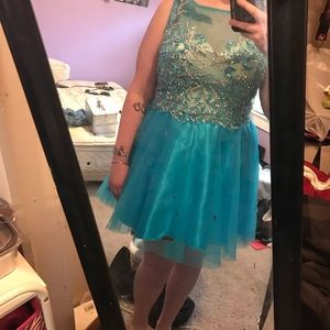 Plus size prom dress